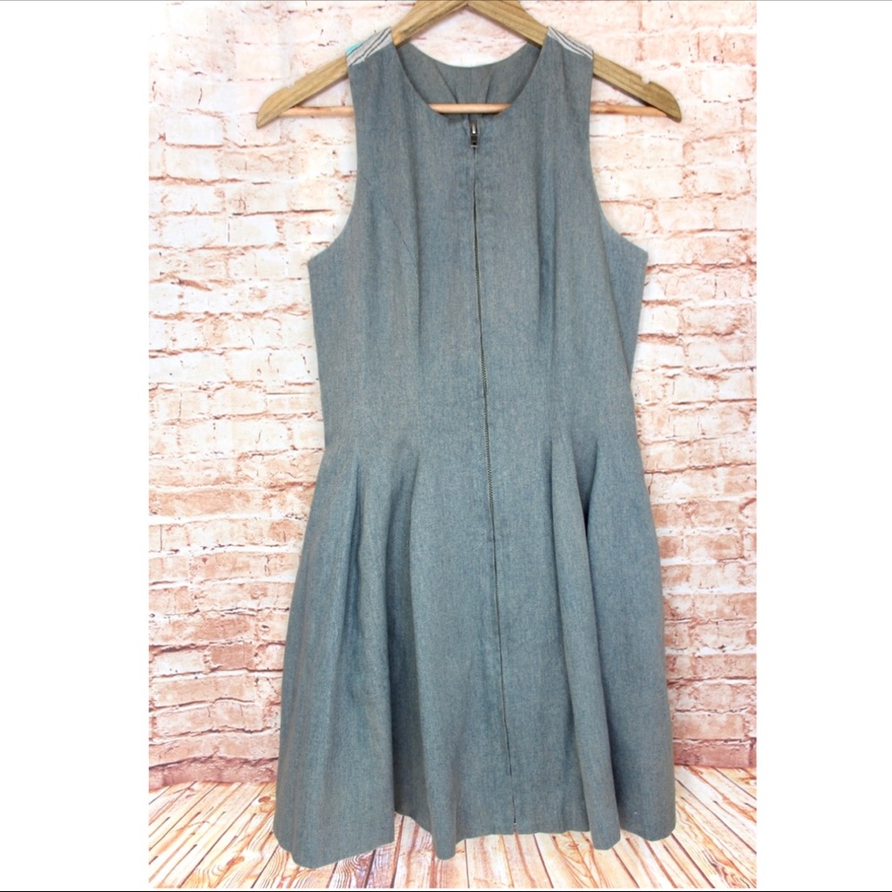 Opening Ceremony | Denim Zipper Front Mini Dress